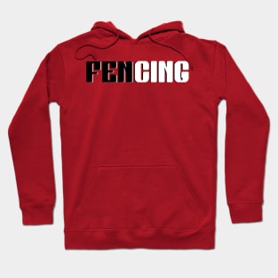 fencing sign Hoodie